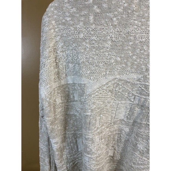 Vintage Jantzen USA Made Embroidered Bird/ House Women’s Woven Sweater Size L - Picture 11 of 16